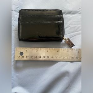 DIOR Beauty Black Gloss Wallet Credit Cards Holder New